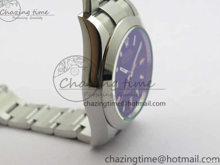 SH3131 GV on Black Bracelet Best ARF Dial Steel 1:1 Edition Milgauss 904L 116400 0803